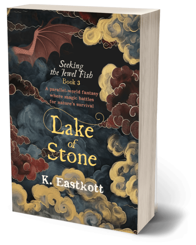 Lake of Stone: Seeking across worlds for his lost friend, he meets a spirit greedy for what he has – life.