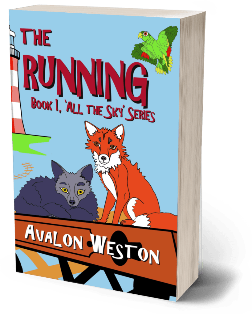 Cover of The Running, Book 1, All the Sky series