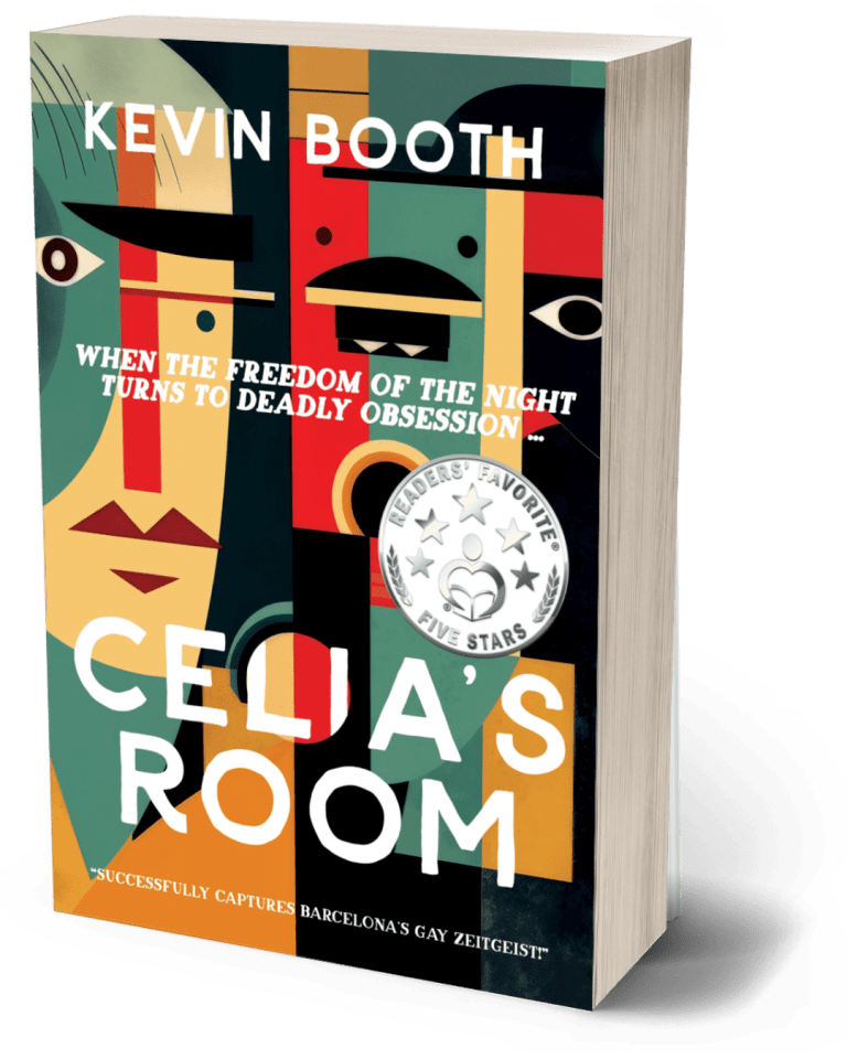 Celia's Room 3D book cover showing Readers Favorite 5-star seal